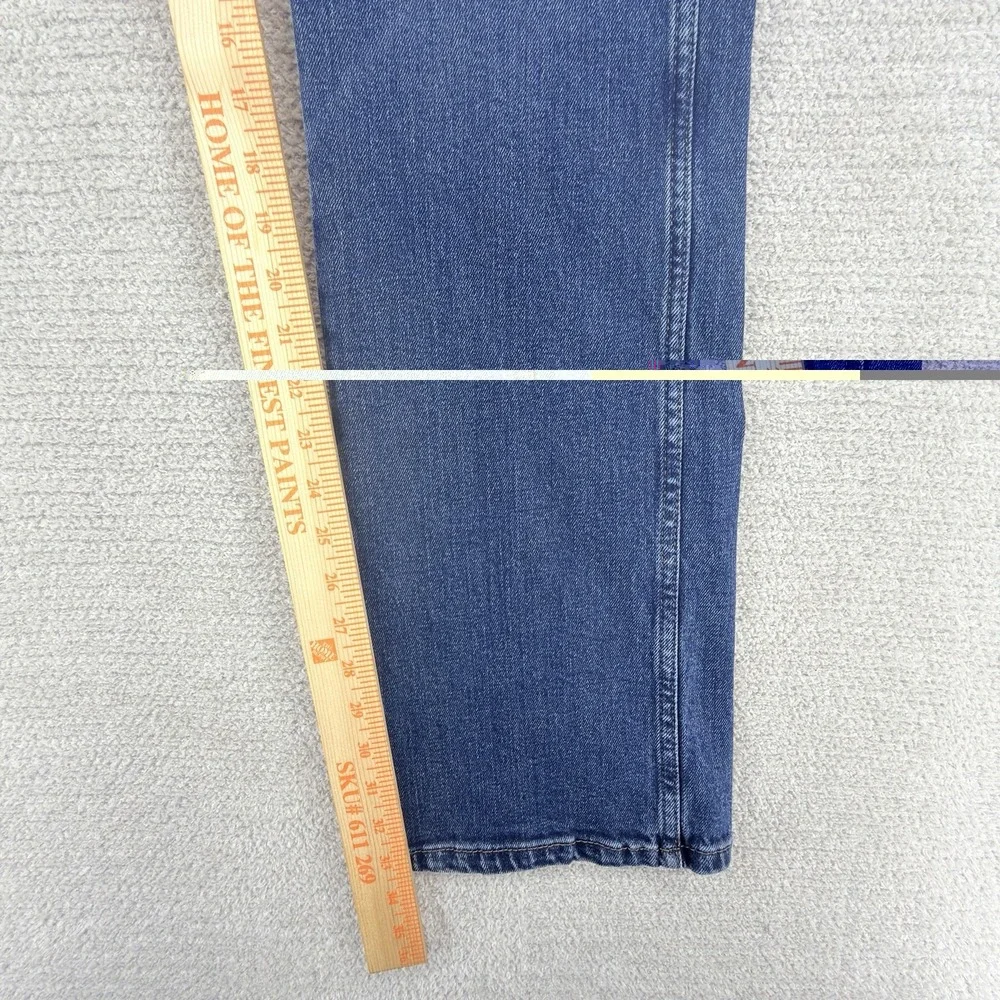 Wrangler Retro Relaxed Boot Jeans Mens 30x34 (30x33) Blue Stretch Western Cowboy